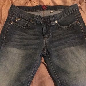 BEBE cropped jeans. Gently used, good condition.
